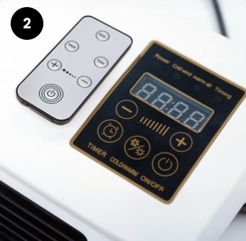 EpiCooler — control remoto y pantalla táctil